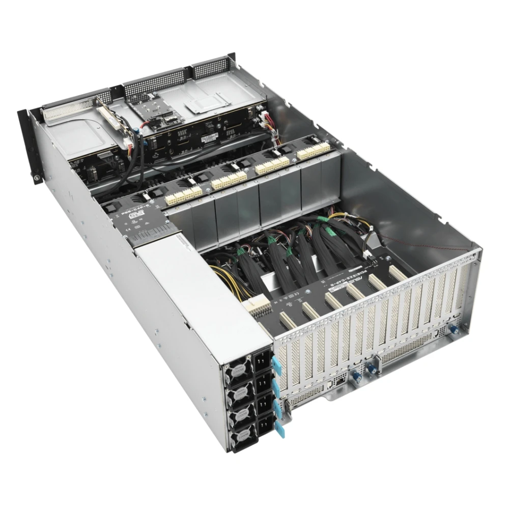 Stock Used ESC8000A-E11 with AMD EPYC Processor 4U Dual-socket GPU Server Featuring Eight Dual-slot GPUs 8