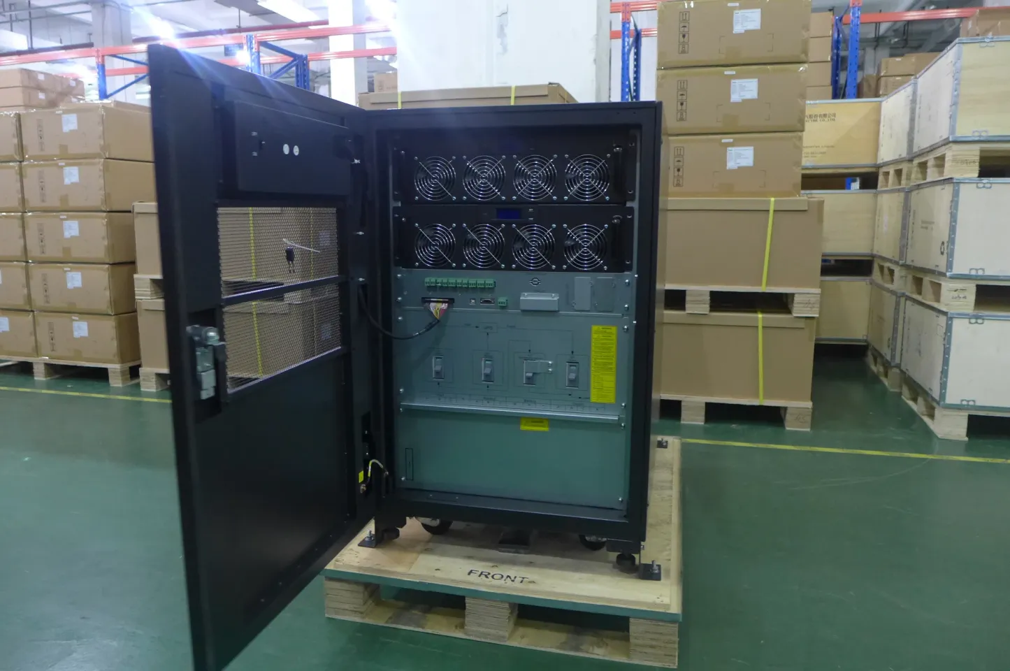 20KVA 40KVA 60KVA 100KVA 380vac Pure Sine Wave 3 Phase Online Modular Ups-boxintelecom