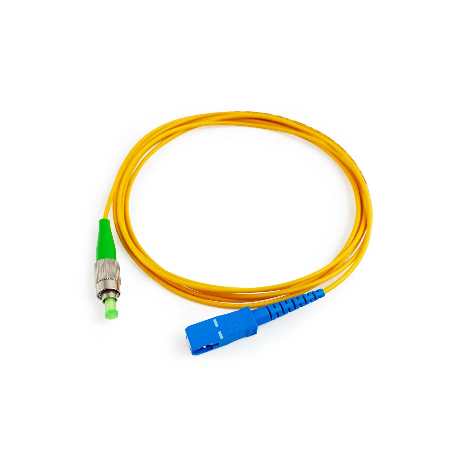 Sc/Upc to Fc/APC Fiber Optic Patch Cord Single Mode Simplex  Length Customizable