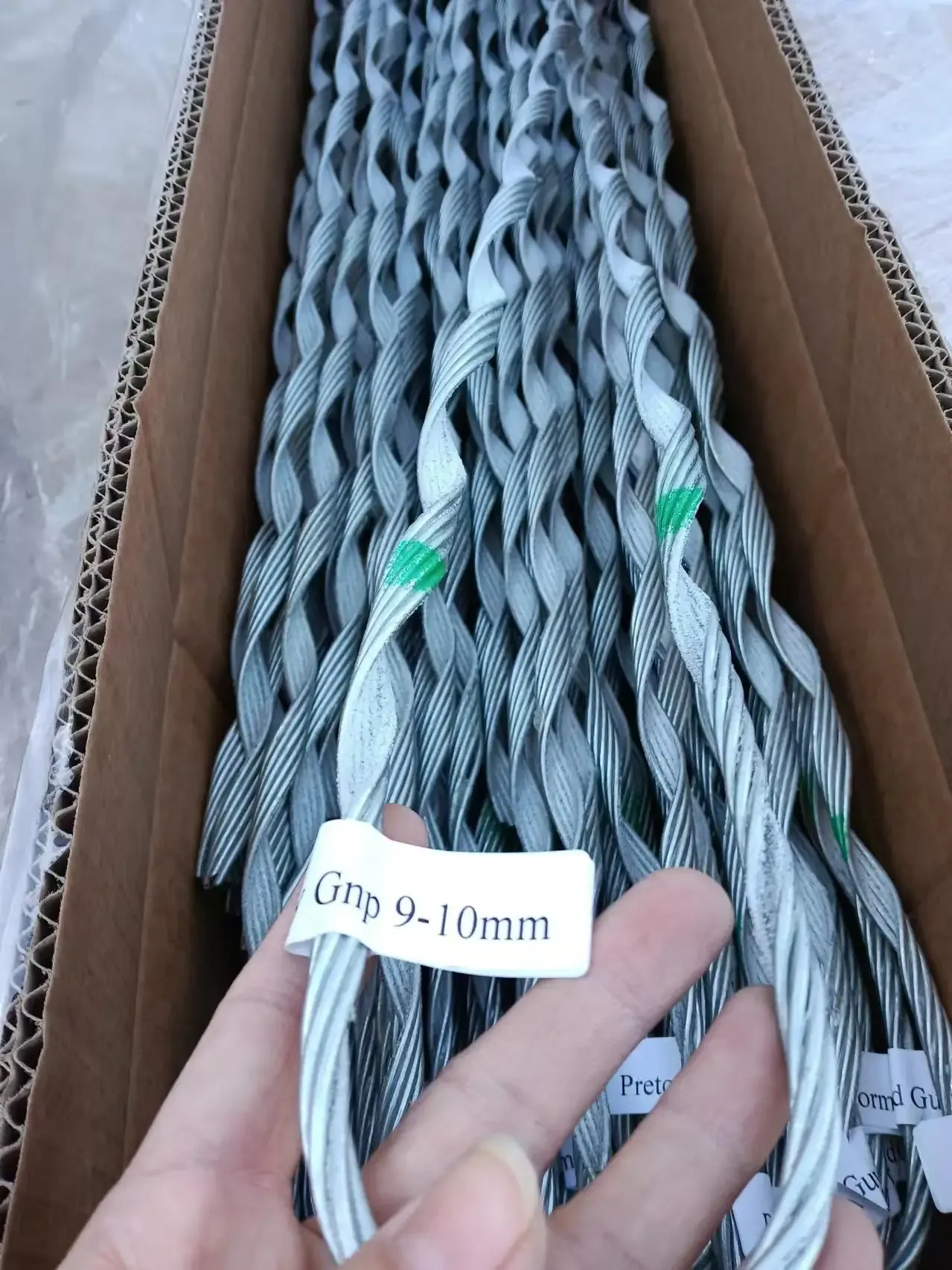 GUY Grabs Power Fittings Fiber Network 1/4 3/8 5/16 7/16 Sizes Dead End Galvanized Steel T