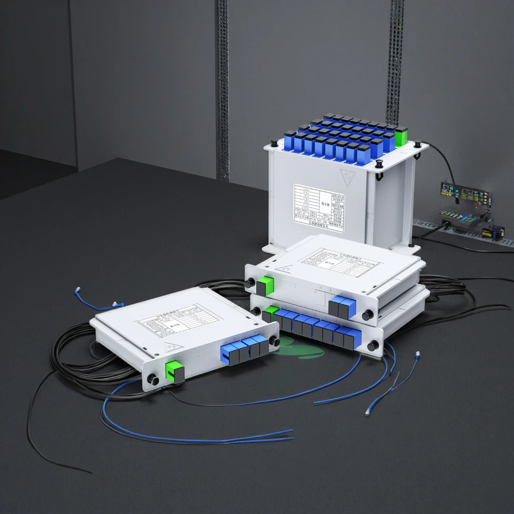 LGX / Cassette Insertion Card Type PLC Splitter Factory Supplier High-Quality Fiber Optic 