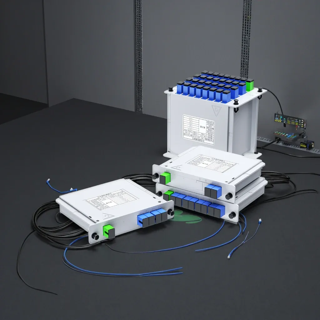 LGX / Cassette Insertion Card Type PLC Splitter Factory Supplier High-Quality Fiber Optic 