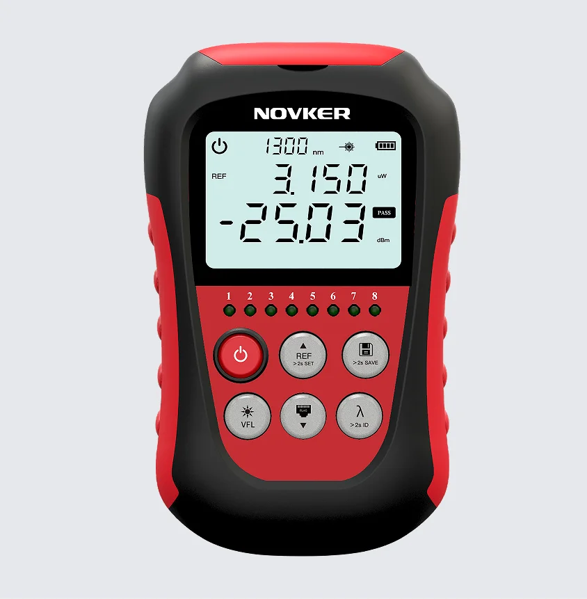 NK280 New Product Fiber Optic Power Meter FTTH Attenuation Tester Tool Kit Laser Power Met
