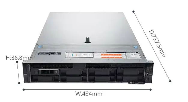 Dell Rack Intel Xeon 3204 Processor 750W Power Supply DDR4 Server R740 9