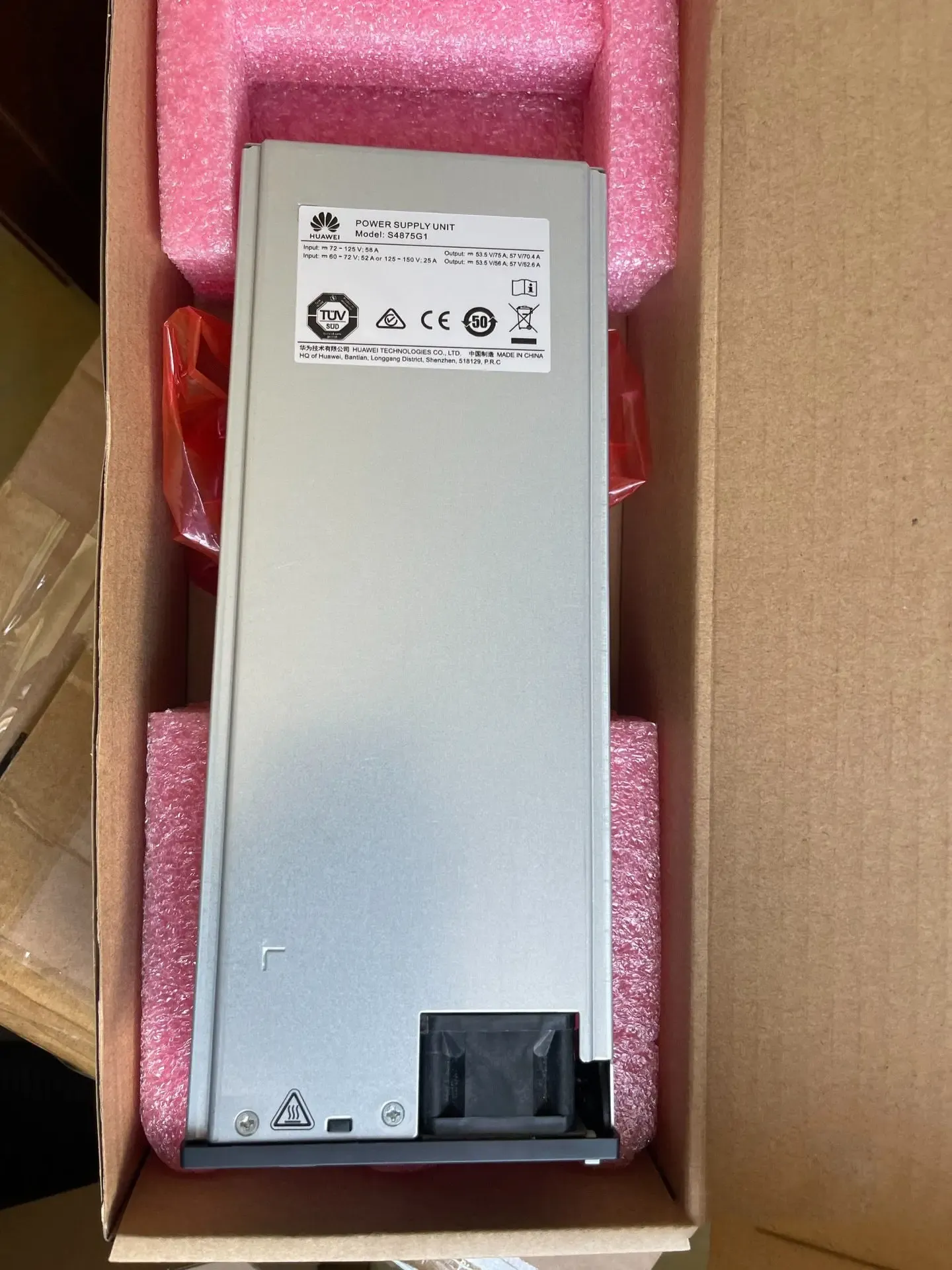 S4875G1 4000W 0.5A 48V 50/60Hz ISO/CE Certified Solar Power Module Pv Charger for Communication Cabinet-boxintelecom