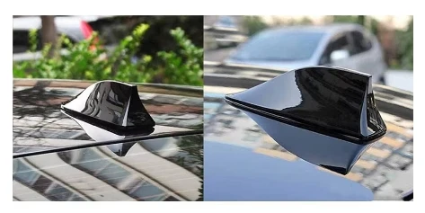 88-108 fm Fin Roof Aerial Base Radio  Anti-static Shark Antenna for FM/AM Signals Car SUV 