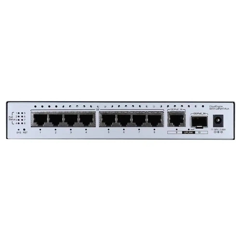 S5731-L8P2HT-RUA 98011782 1*GE Hybrid Optical-electrical SFP Port Campus Fixed Switch-boxintelecom