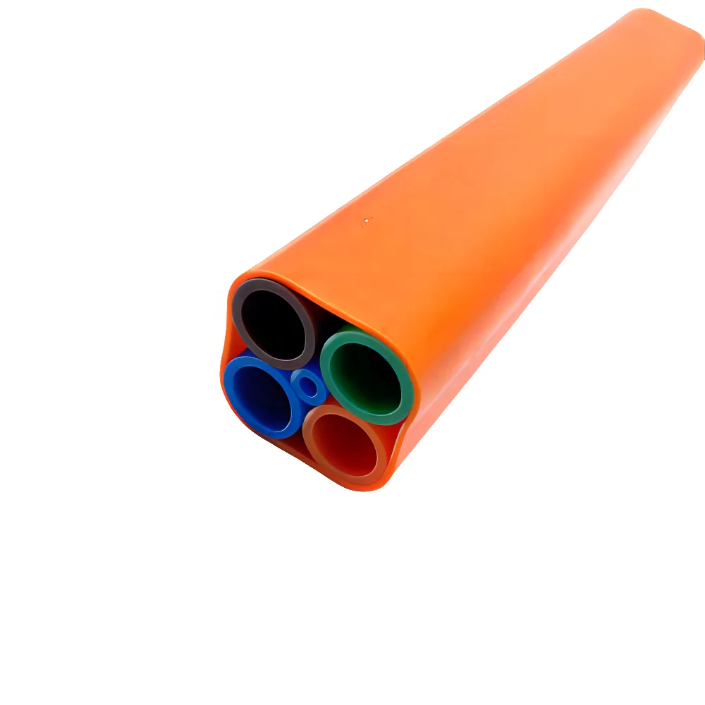 3 Way 14/10mm HDPE Microduct Pipe for Fiber Optic Cable Underground Installation and Blowi
