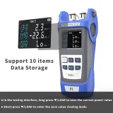 P1 Optical Power Meter Fiber FTTH OPM Multi-Interface Light Failure Tester with PON VFL OP