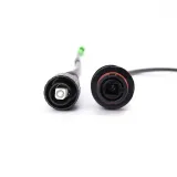 HW Female Mini SC/APC Waterproof Fiber Optic Connector IP67 Outdoor FTTH Harsh Environment
