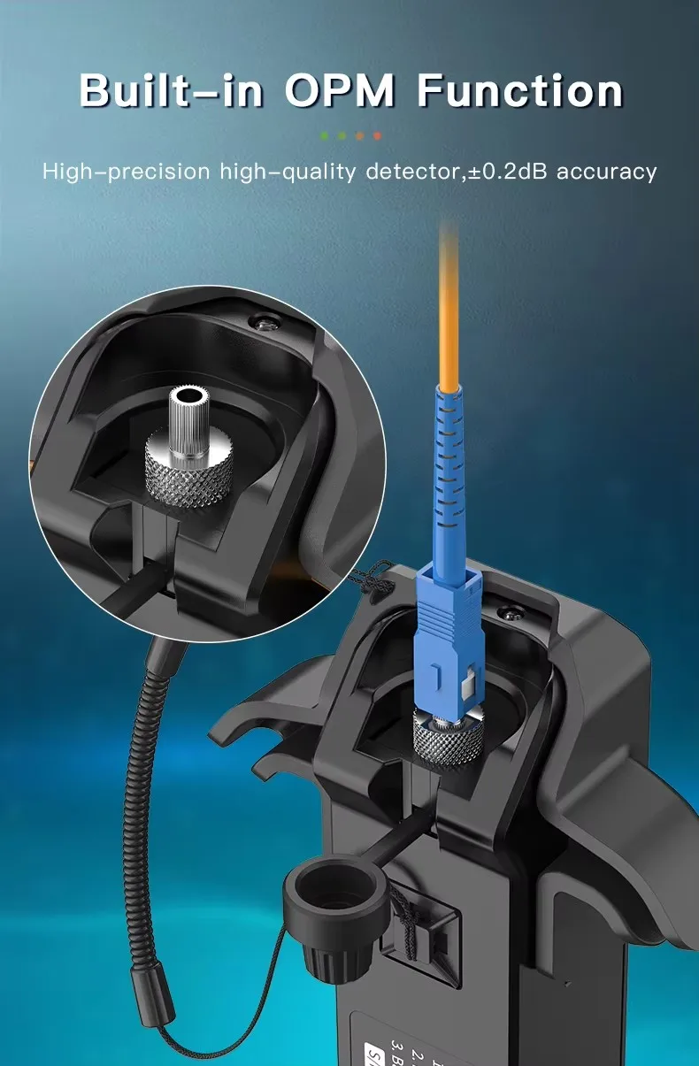 KFl-35 Metal Material Optical Fiber signal Identifier Live Fiber Identifier Detector Fiber Traffic Tester