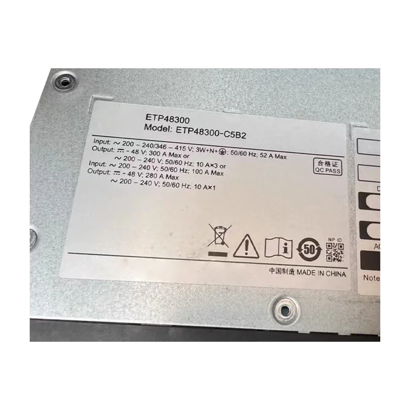 HW ETP48300-C5B2 19-inch Rack-mount DC Power Supply 48V 300A 18kW N+1 Redundancy Embedded Power Supply-boxintelecom