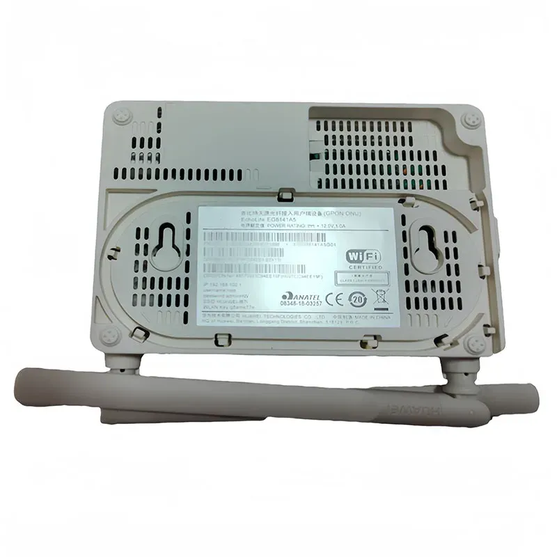 FTTX Network EG8141A5 Dual Band 1GE 3FE 2.4G 5G WiFi ONT 4LAN 1Voice Modem FTTH Fiber Optic Router XPON GPON ONU White 1 Year-boxintelecom