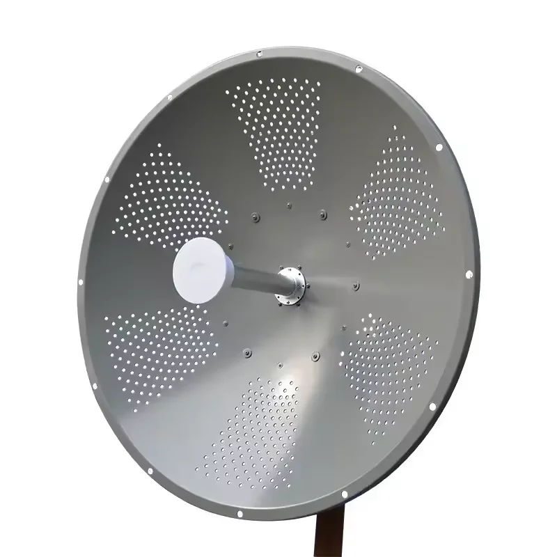 1700-2700MHz 24 DBi 4G 5G Dish Antenna Parabolic 2x2 MIMO Dish Antenna for huawei Radio ZTE