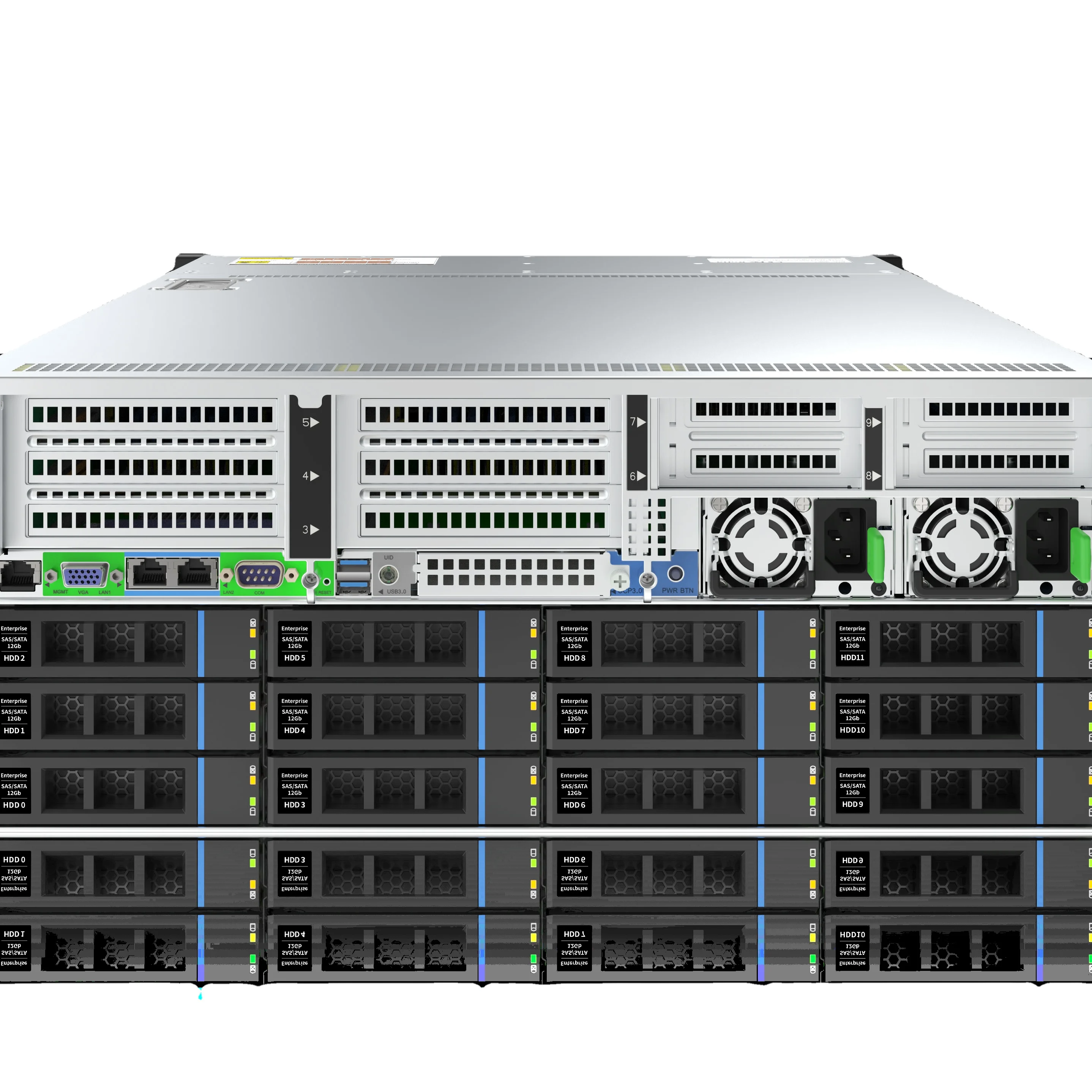 Gooxi AI HPC AMD Intel 8/10 GPU Chassis 1U/2U/4U/6U Rack Server-boxintelecom