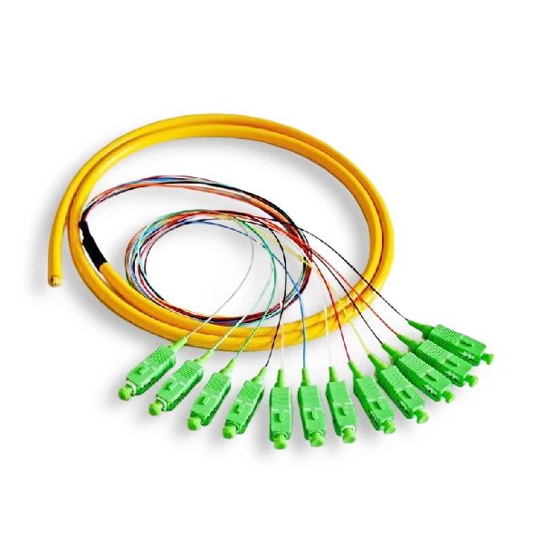 High quality indoor fiber optic patch cord drop cable Single Mode simplex  SC/APC  pigtail