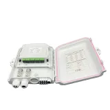 NAP ODP FTB 8 Core 1:8 Plc Pigtails Black White Uncut Cable Fiber Acess Terminal Splitter 