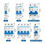 CHINT NXB-63 C Type Miniature Circuit Breaker 1P/2P/3P/4P 6kA Breaking Capacity 10A-63A DI