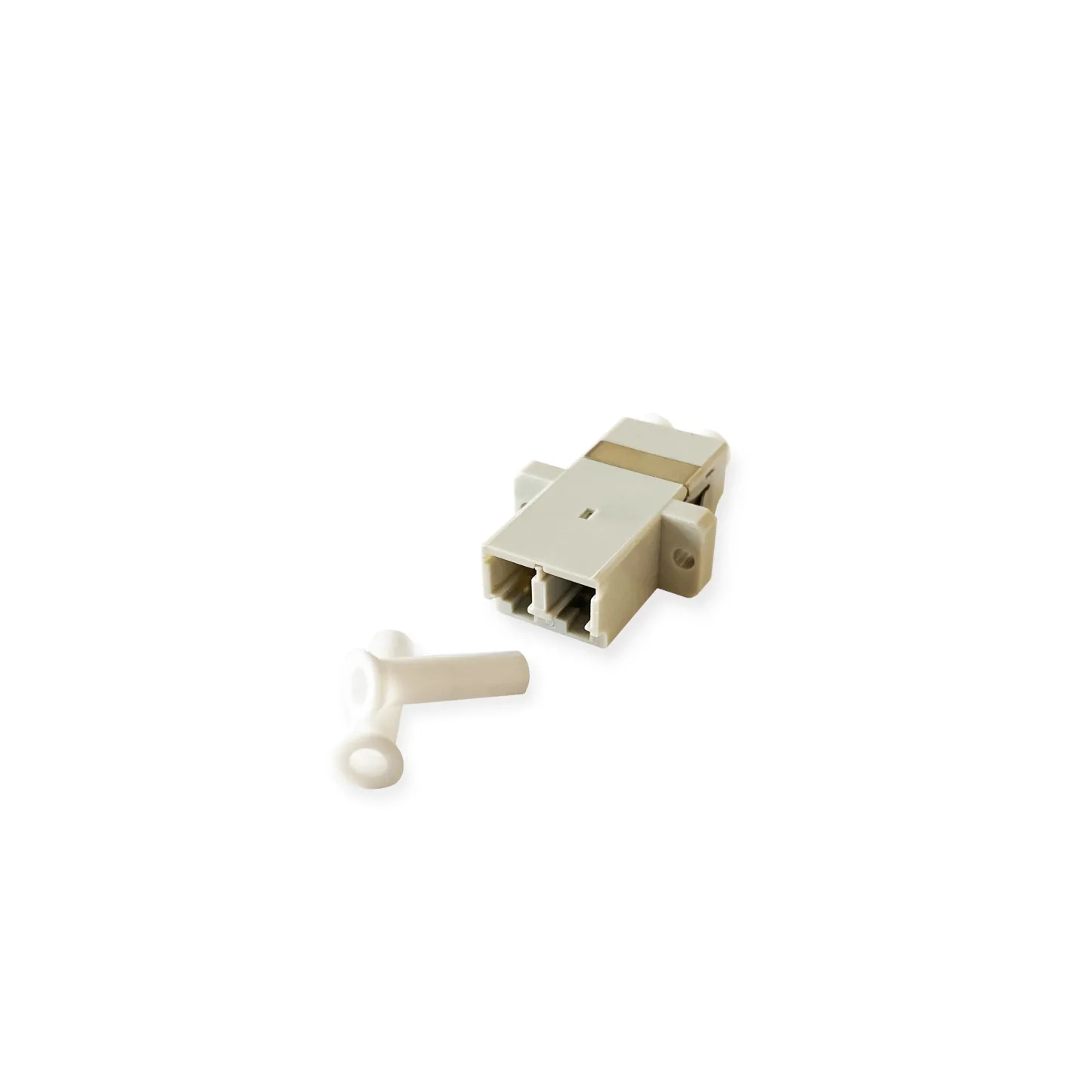 Fiber Optic Connector Adapter LC/APC Adapter With Ear Fiber Optic Connector Adapter LC Duplex-boxintelecom