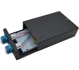 4 Port 8 Core LC Wall Mount Fiber Optic Terminal Box Metal Cold Rolled Steel Fiber Splice 