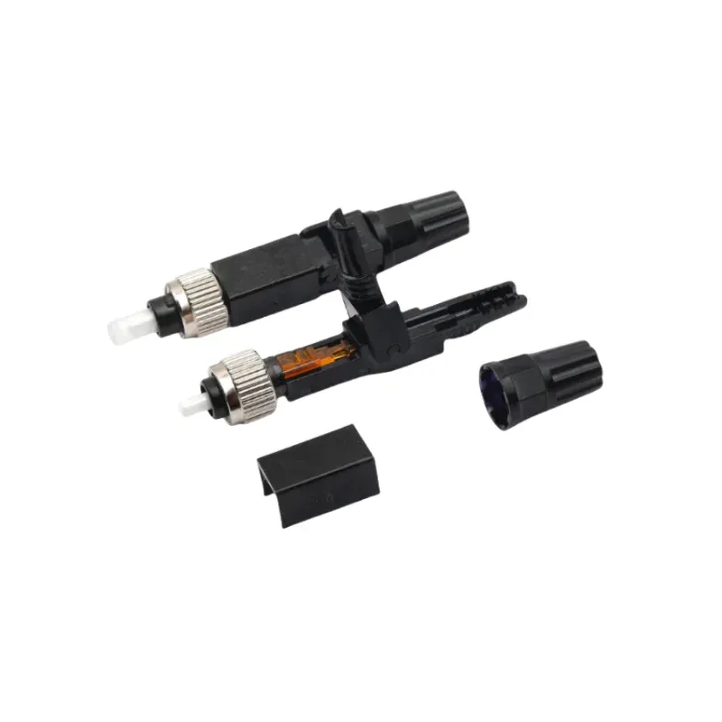 SC APC Fast Fiber Optic Quick Connectors Reusable Connectors Adapter Embedded 55mm Single Mode Fiber-boxintelecom
