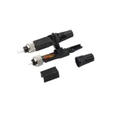 SC APC Fast Fiber Optic Quick Connectors Reusable Connectors Adapter Embedded 55mm Single 