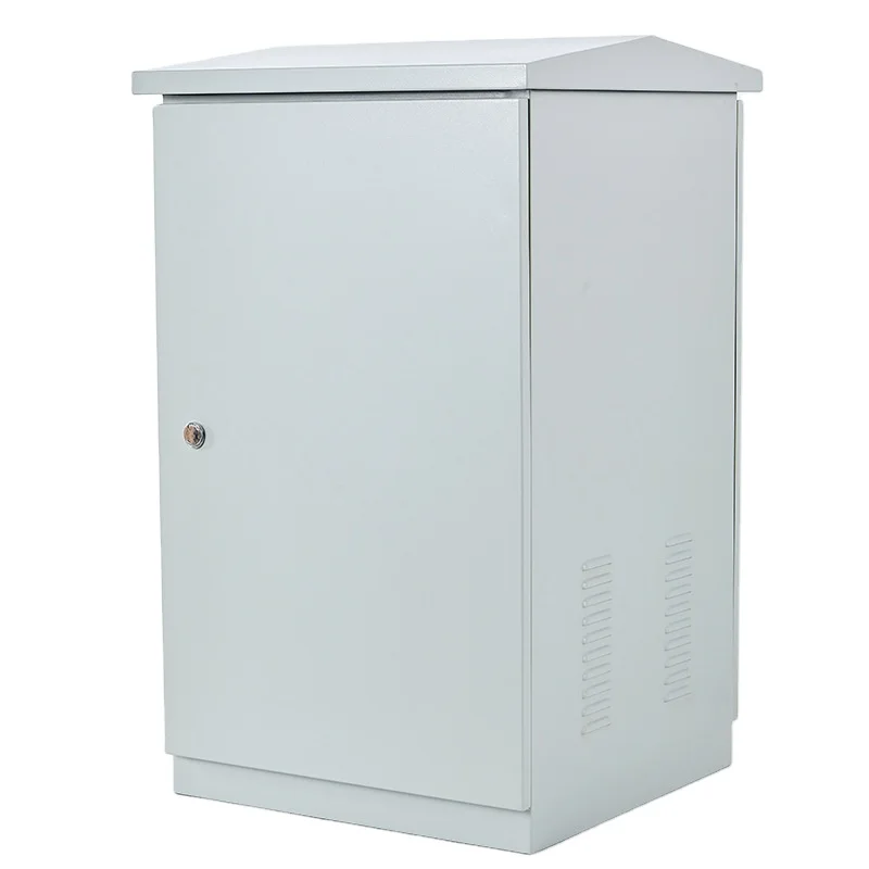 Outdoor Network Communication Cabinet Wall Mounted Floor Standing 42U 38U 32U Stainless Steel IP55 Rainproof Rust Proof Power-boxintelecom