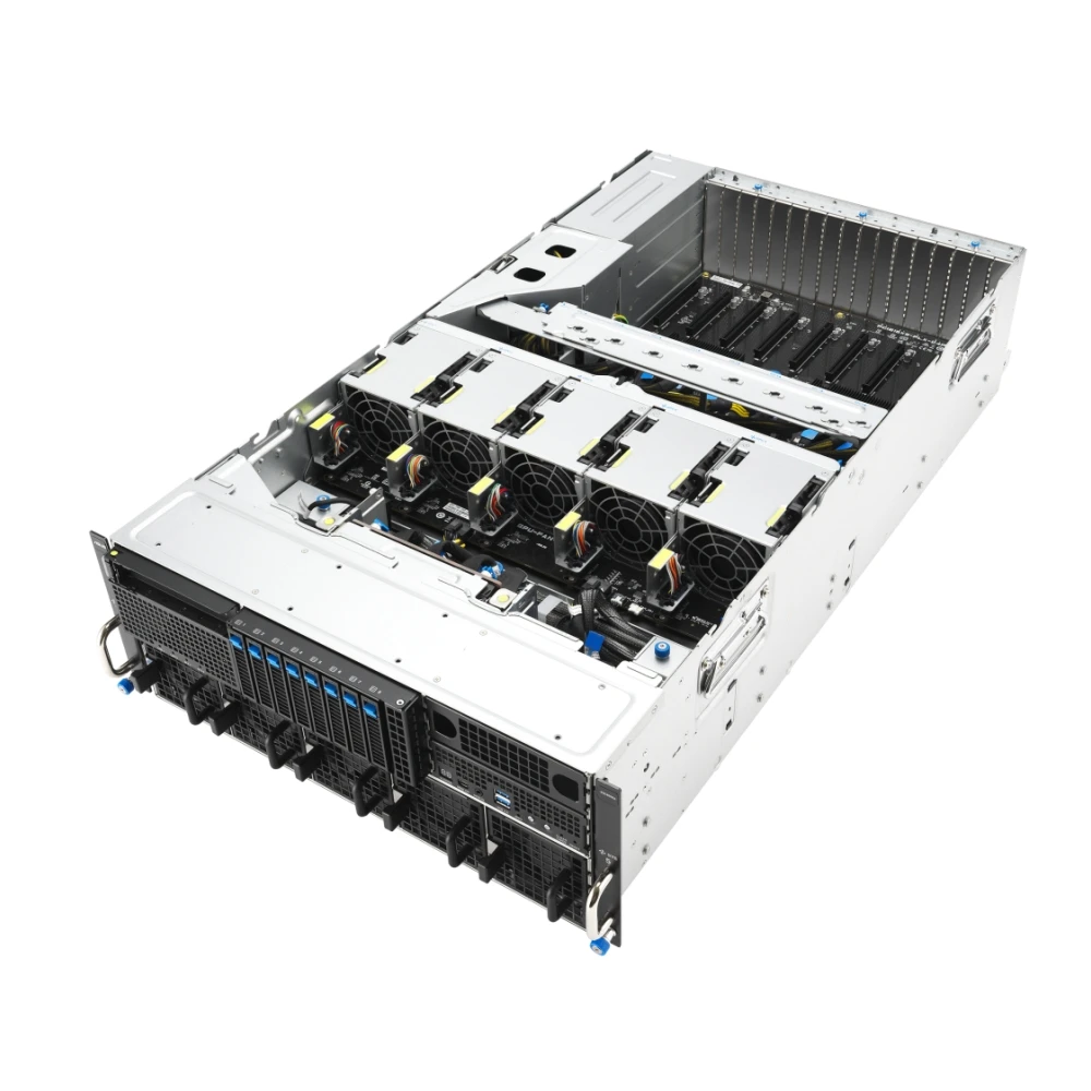 New Generation High Performance ASUS ESC8000A-E13P 4U Rack with 2 CPU and 24 Memory Slots 