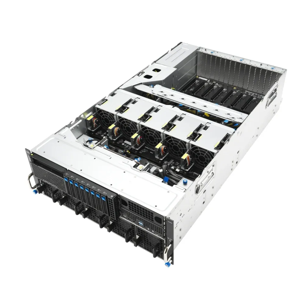 New Generation High Performance ASUS ESC8000A-E13P 4U Rack with 2 CPU and 24 Memory Slots 