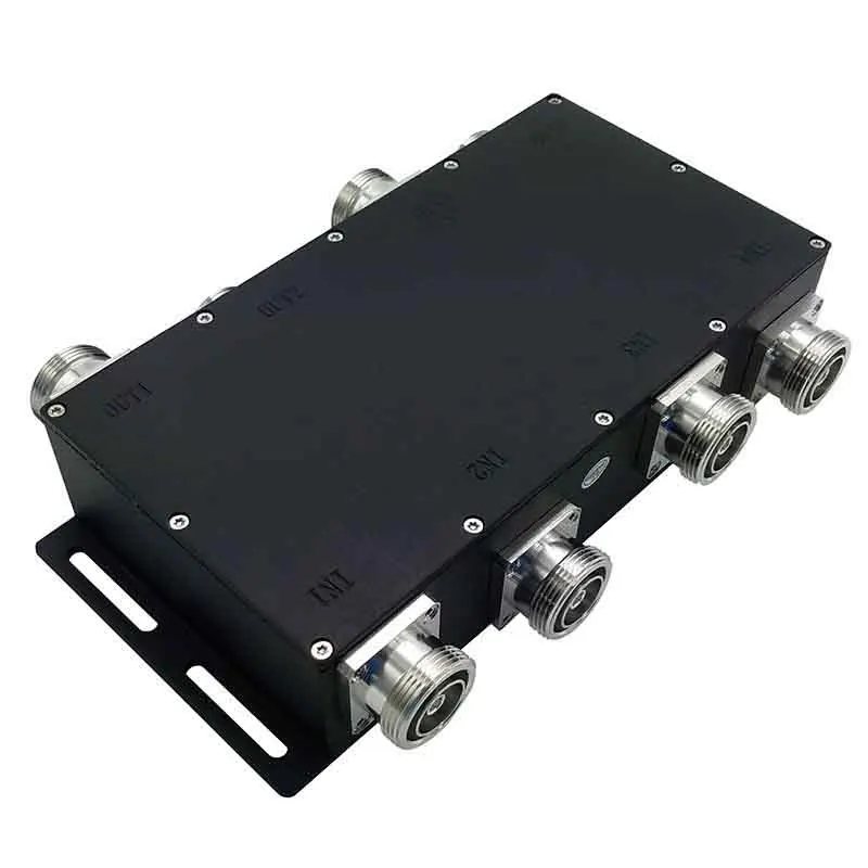 boxin 698-4000MHz RF Combiner 4x4 Hybrid Coupler with 500w DIN-F Combiner Widely Used for 