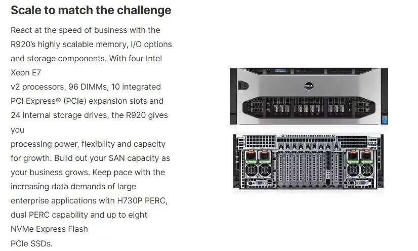 Used Second Hand Hot Sale Poweredge R720/R620/R820/R920/R430/R630/R730/R930 Computer RACK Server High-performance Best Price 0