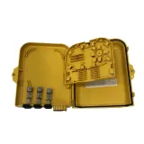 8 Core FTTH Fiber Distribution Box, Outdoor Waterproof Optical Splitter Enclosure, ABS Pol