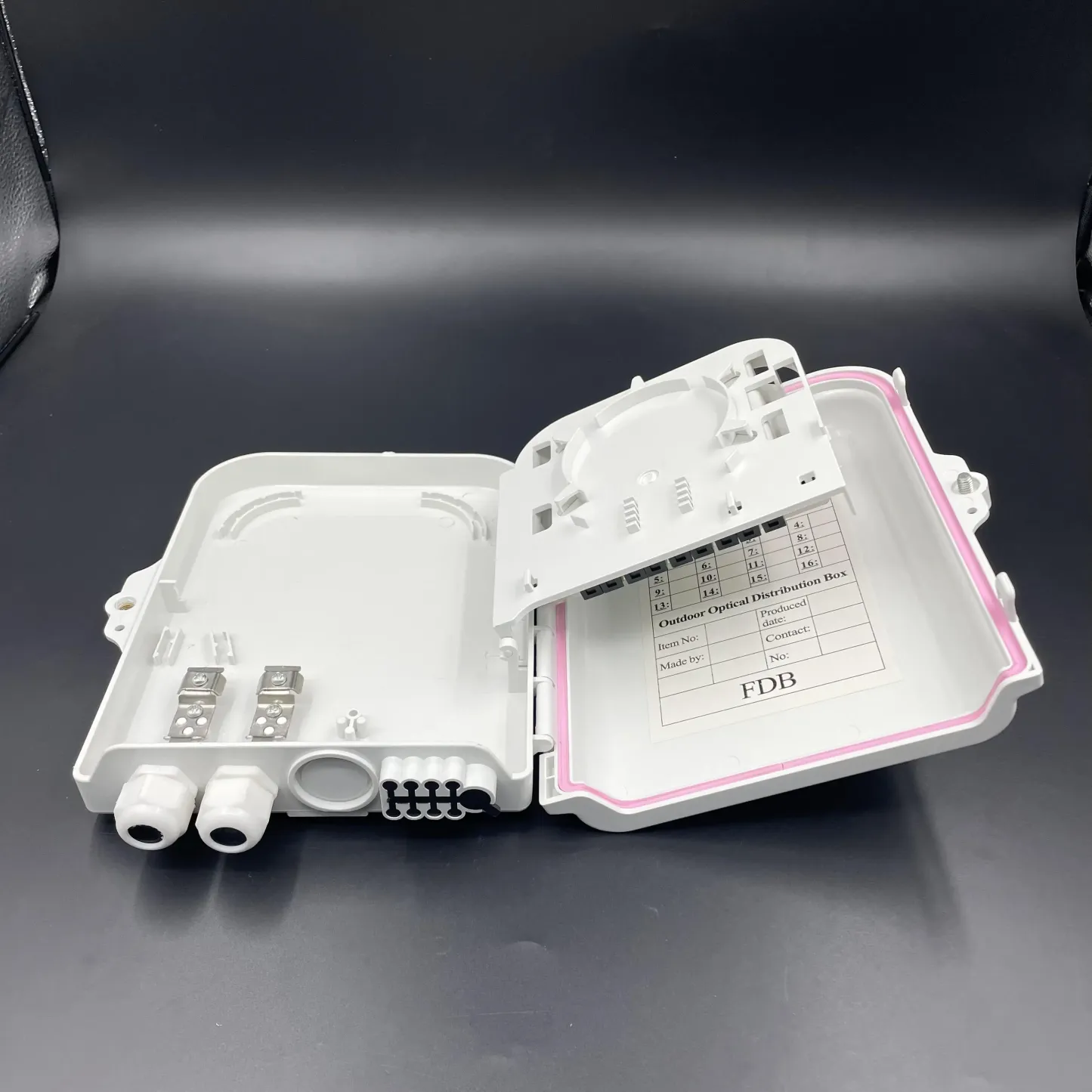 Fiber optic terminal boxPLC Distribution Box8 Cores FTTH Box-boxintelecom