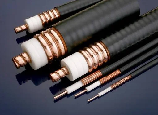 Flexible Corrugated 50ohm Low Loss 1-1/4" 1/2" 3/8" 5/8" 7/8" Communication cable RF Coaxial Foam 7/8 rf feeder cable-boxintelecom