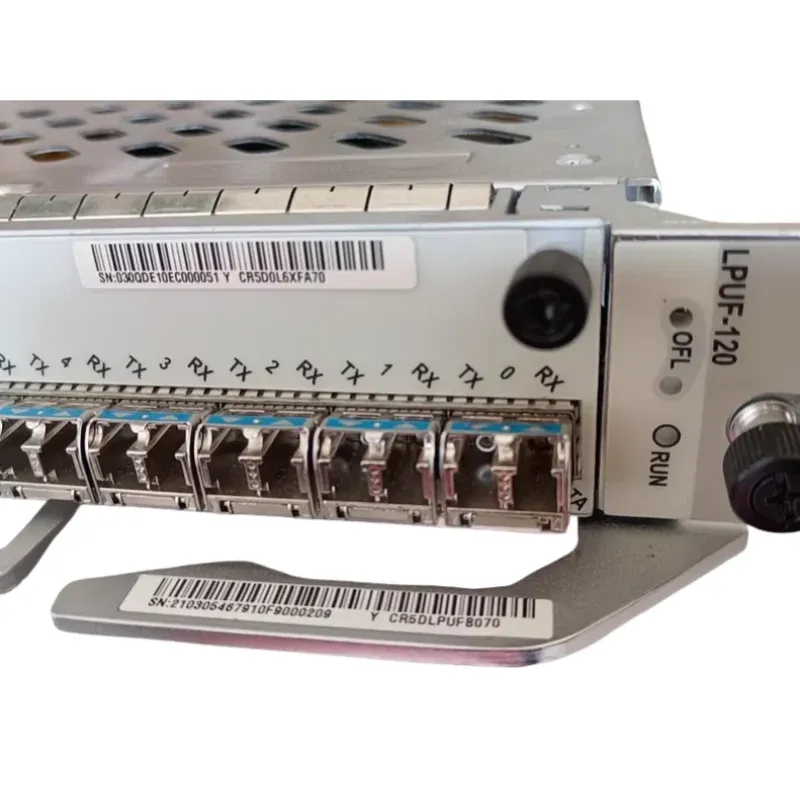 FTTH Stock Shunou NE40E-X16 120Gbit/s Bandwidth LPUF-120 Flexible Card Line Processing Unit CR5DLPUFB070 SFP/SFP+ Ports WiFi-boxintelecom