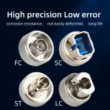 OTDR Adapter LC Interface Small Square Head SC/FC Fiber Optic Converter Optical Time Domai