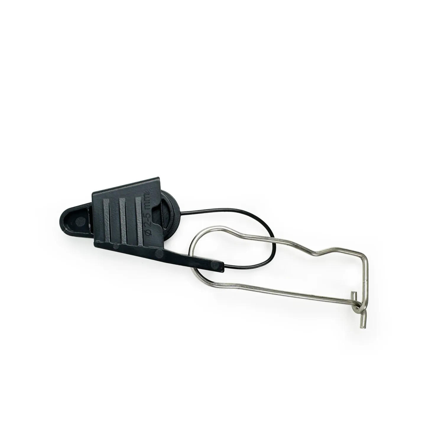 ftth drop wire cable clamp figure 8 drop cable suspension  plastic anchor ftth pole mounti