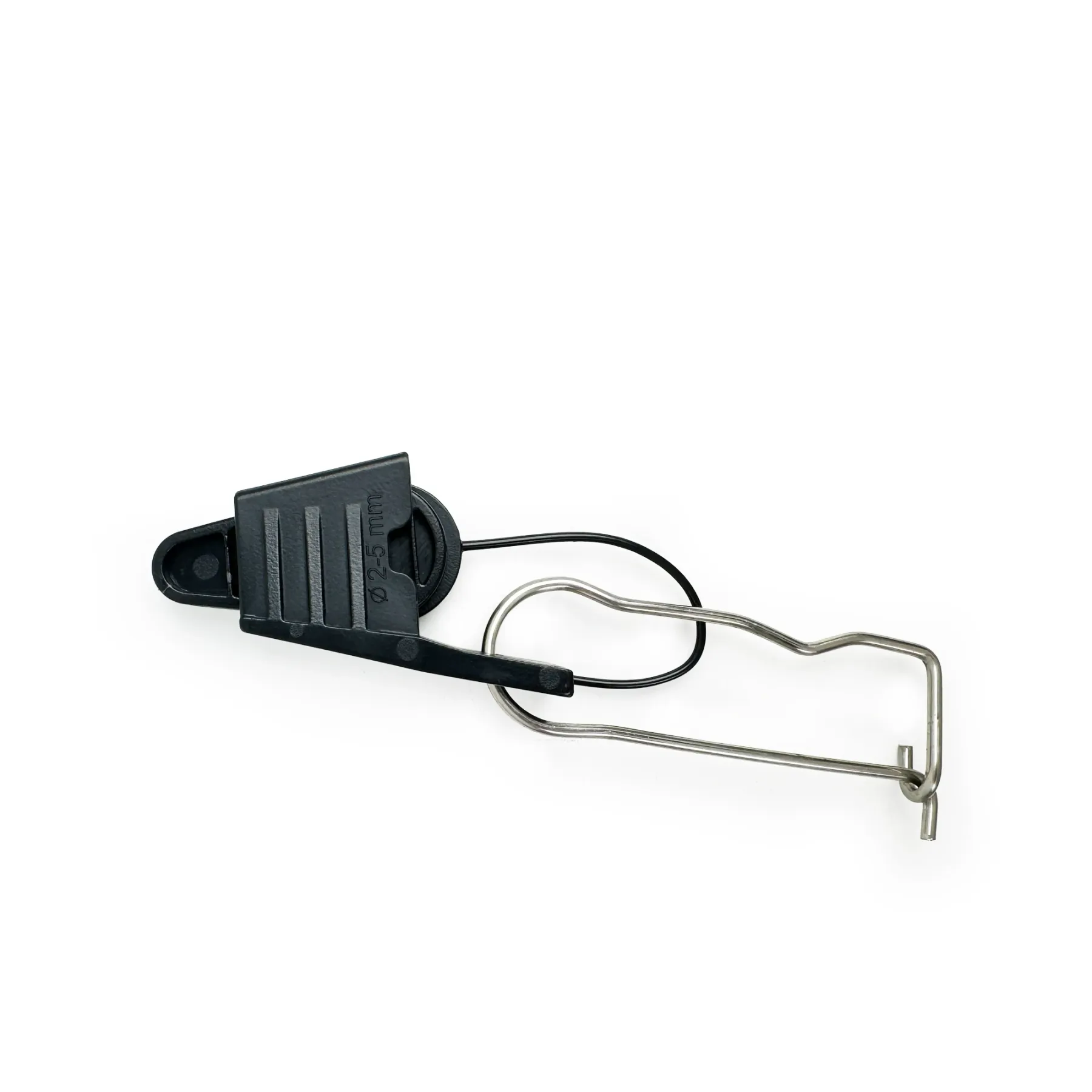 ftth drop wire cable clamp figure 8 drop cable suspension  plastic anchor ftth pole mounti