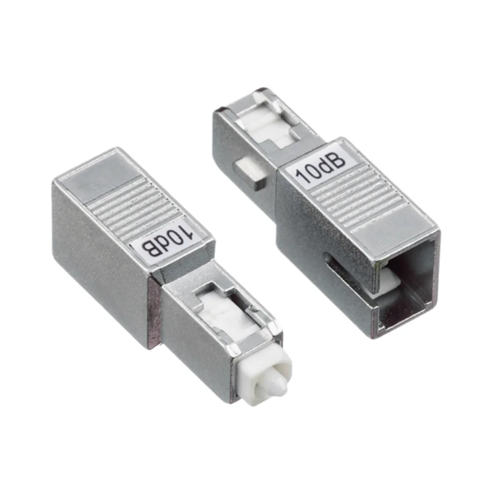 Optical SC/APC Attenuator 0-30Db Fixed Fiber Optic Adapter Connector Flange Sc Optical Cou