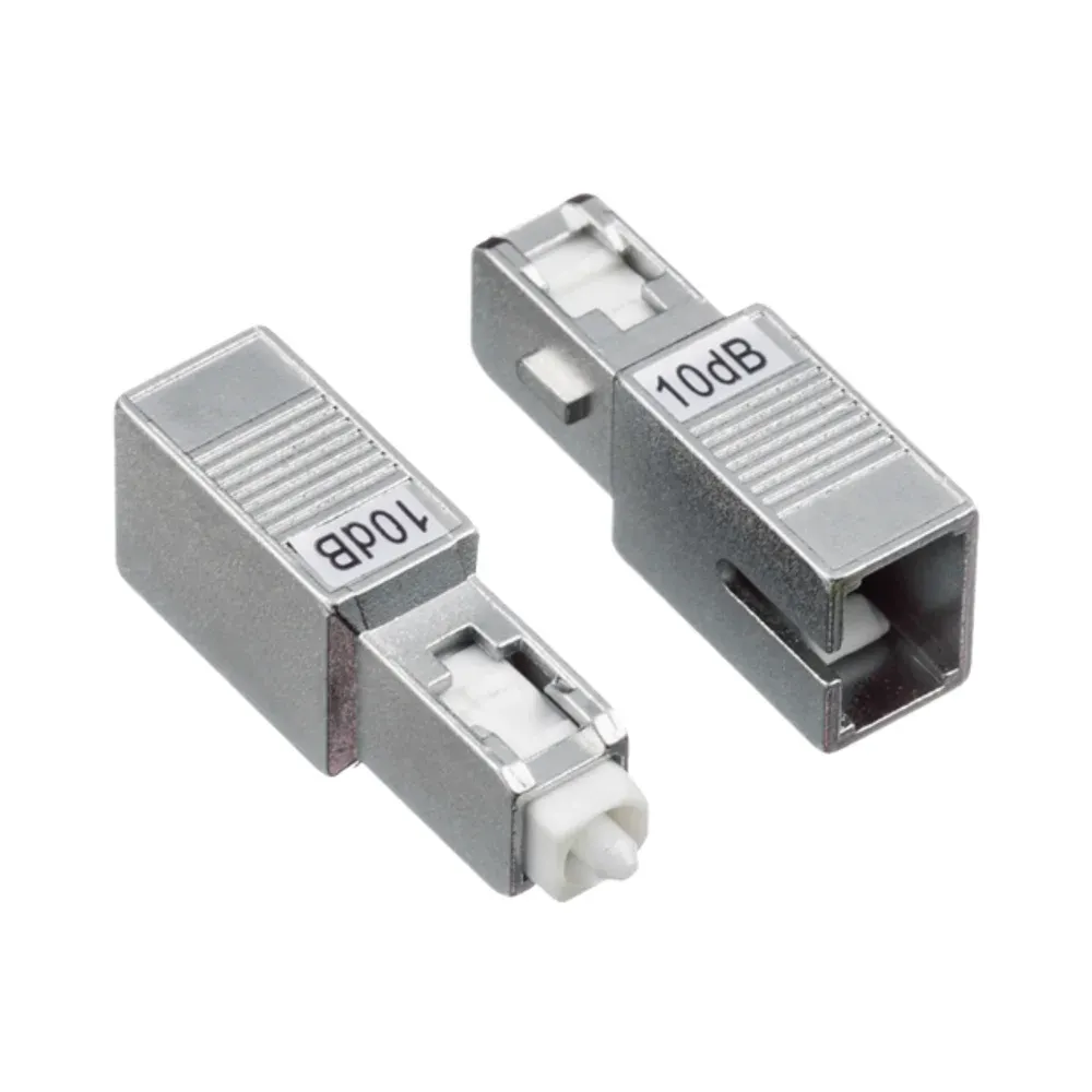 Optical SC/APC Attenuator 0-30Db Fixed Fiber Optic Adapter Connector Flange Sc Optical Cou