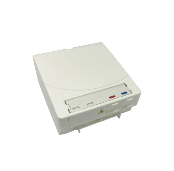 ONT Pre-Terminated Wall Outlet with 4 Cores LC/APC Connector Fiber Rosette Box for FTTX Ac