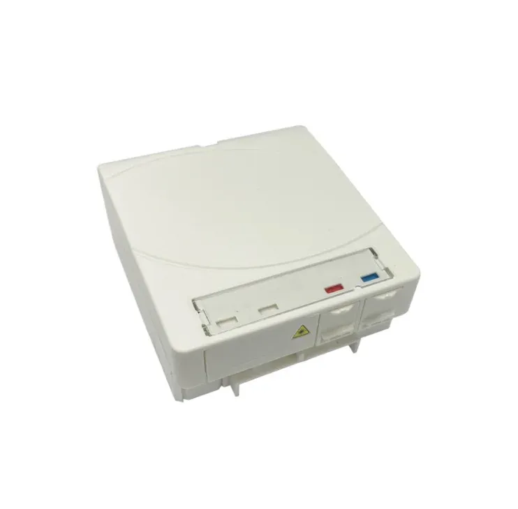ONT Pre-Terminated Wall Outlet with 4 Cores LC/APC Connector Fiber Rosette Box for FTTX Ac