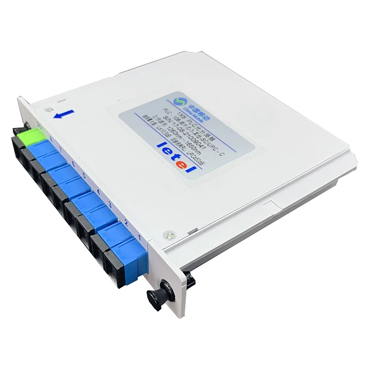 Manufactory Direct Plc 1x8 1x8 Fiber Optic Plc Splitter 1x8 Plc Cascade Type Fiber Splitter