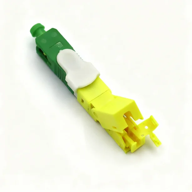 FTTH SC/APC Fast Connector - Telecom Grade Pre-Embedded Fiber Quick Connector for Drop Cab