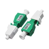 LC/APC Male-Female Fixed Fiber Optic Attenuator 0 to 30dB with Flange Adapter for FTTH and