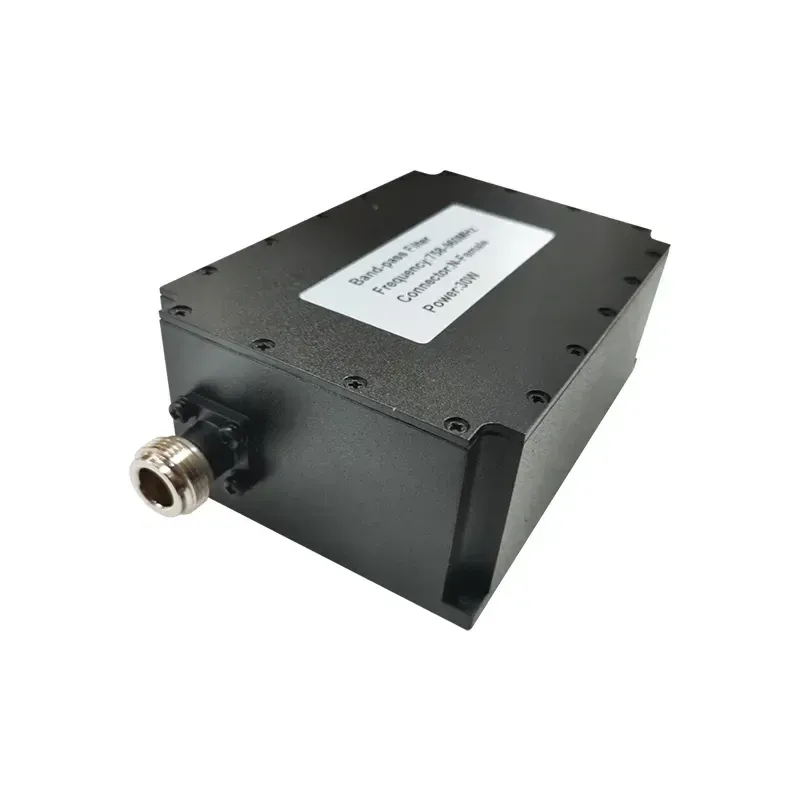 Factory Customized 758-960MHz RF Bandpass Filter with High Attenuation 30W RF Filter for I