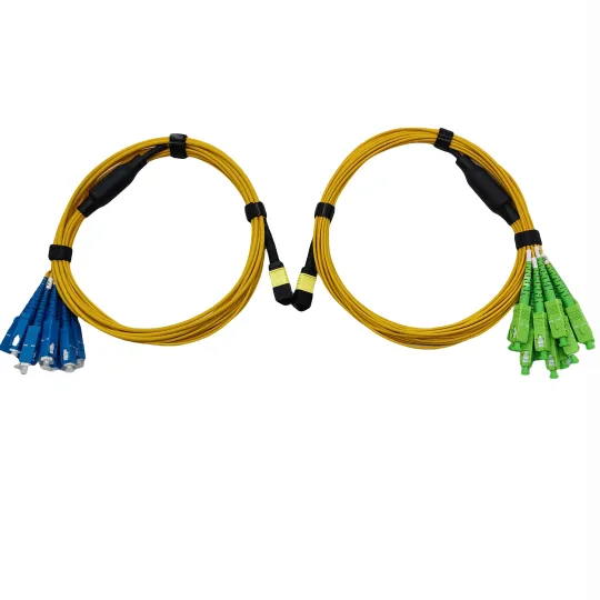 12Core Fanout Cable LC UPC SM Optic Equipment Fiber MPO APC to SC Patch Cord Hydra