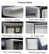 Custom OEM Sheet Metal 9u Network Cabinet 4u Rackmount Server Case 14 Way Mcb Electrical D