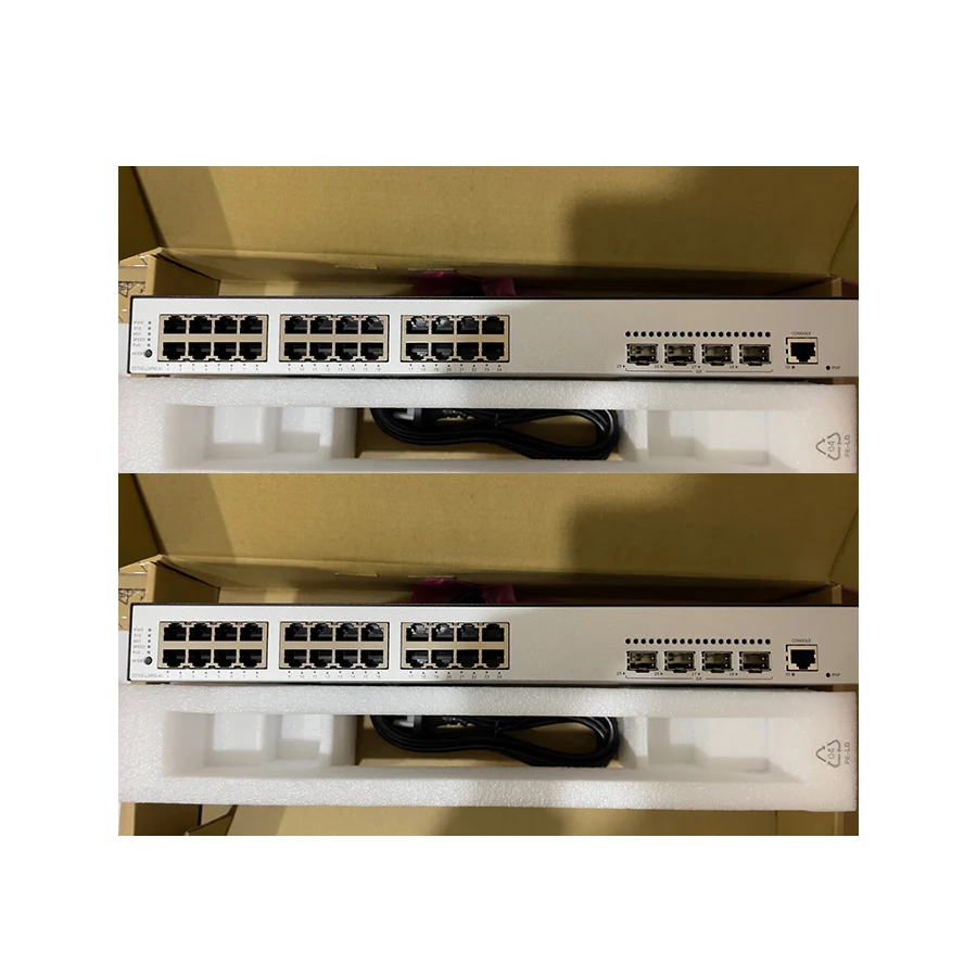 Best Price S5735-L1Series 4*10/100/1000BASE-T 4*GE SFP ports, PoE+, AC power S5735-L24P4S-A1-boxintelecom
