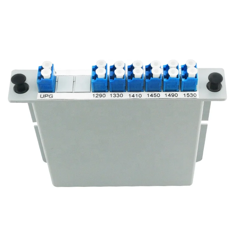 5G Internet Service Provider Plastic Box LC UPC Customized Connector 12 Channel Cassette Module MUX Fiber CWDM-boxintelecom